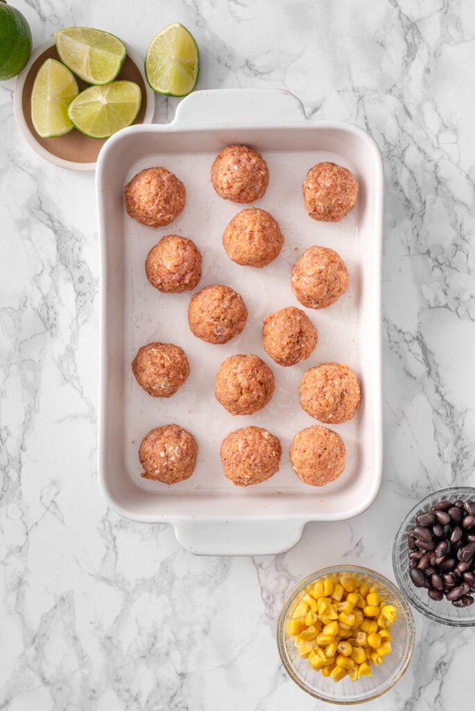 Enchilada Meatballs
