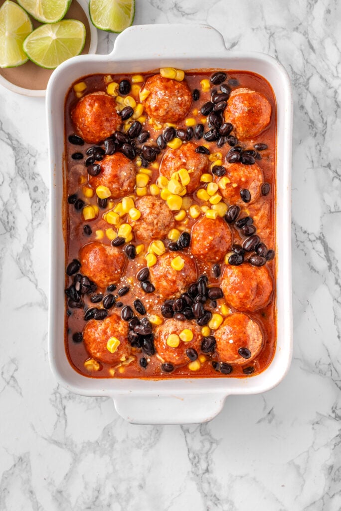 Enchilada Meatballs