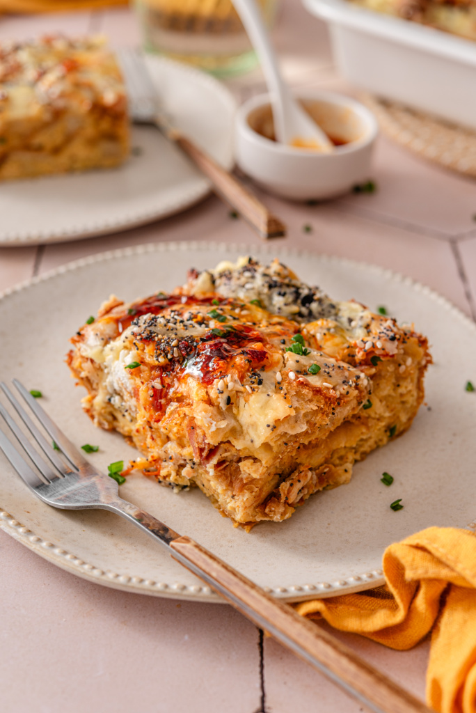 Everything Bagel Croissant Bake