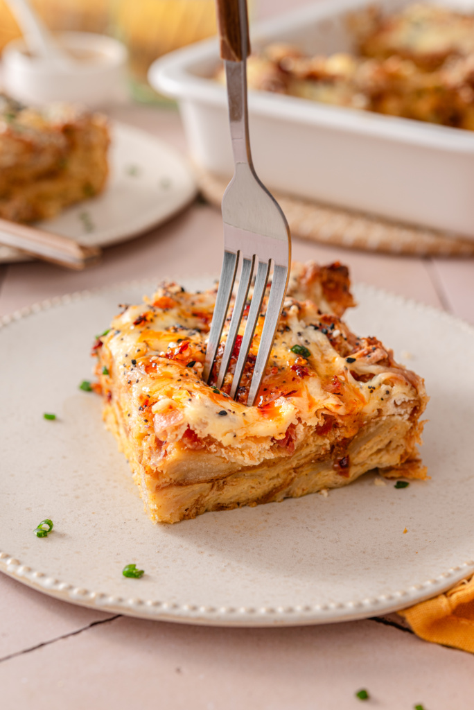 Everything Bagel Croissant Bake