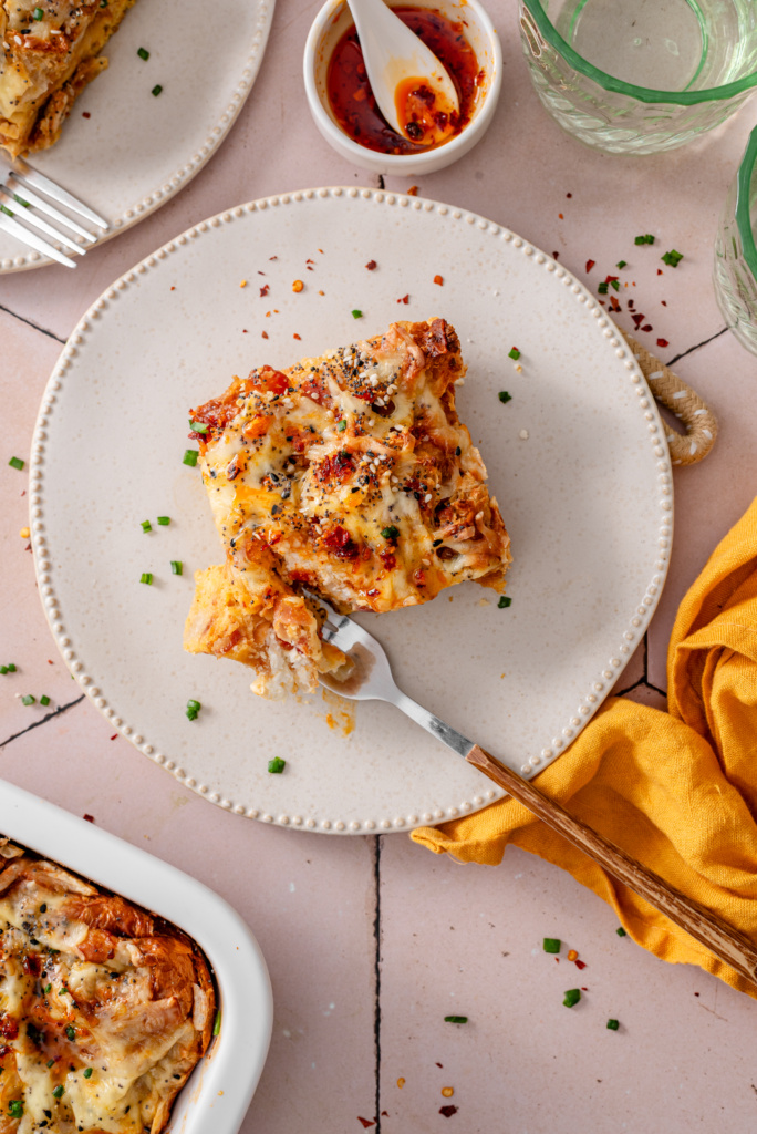 Everything Bagel Croissant Bake