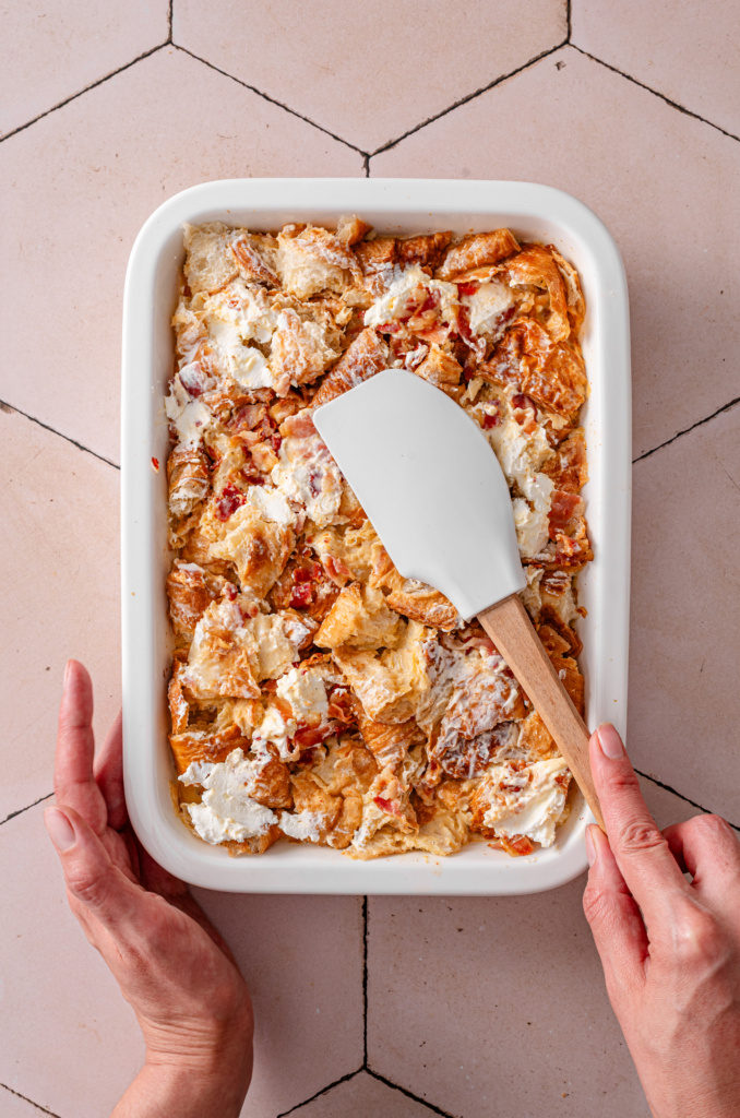 Everything Bagel Croissant Bake