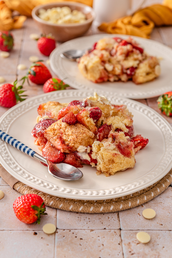 Lazy Strawberry Shortcake Bake
