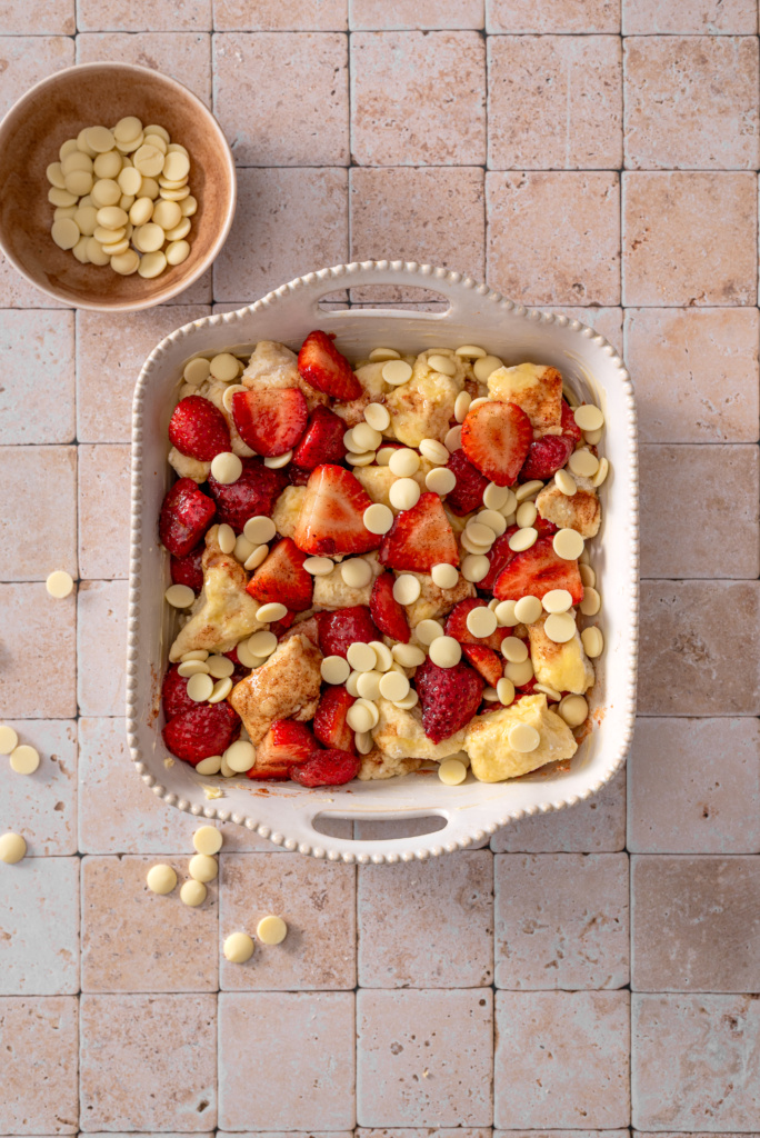 Lazy Strawberry Shortcake Bake