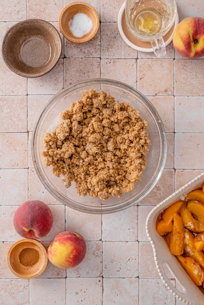 Refined Sugar Free Peach Crumble