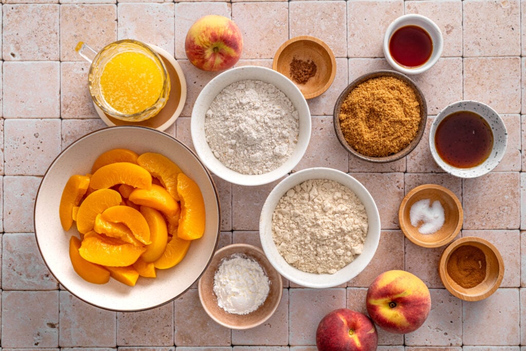 Refined Sugar Free Peach Crumble