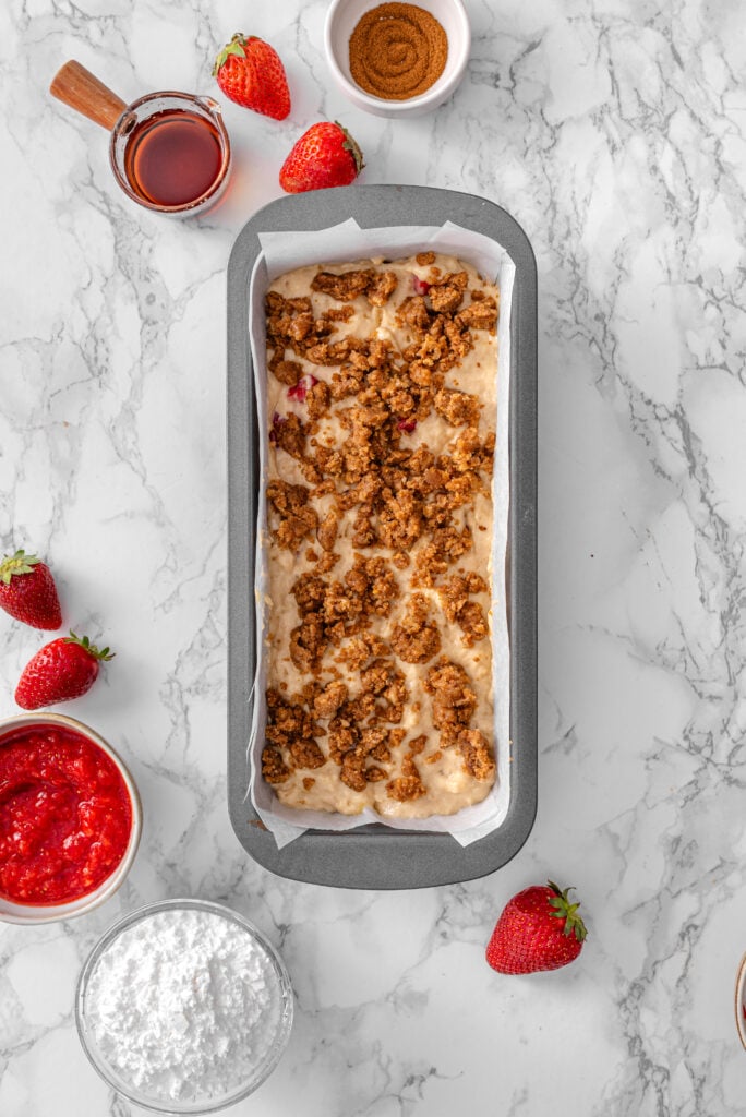Strawberry Shortcake Banana Bread