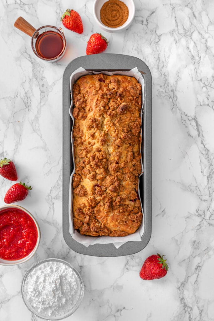 Strawberry Shortcake Banana Bread