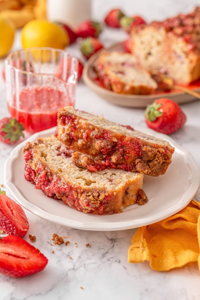 Strawberry Shortcake Banana Bread