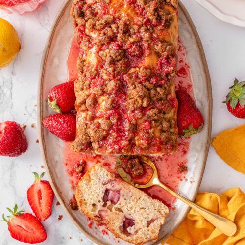 Strawberry Shortcake Banana Bread