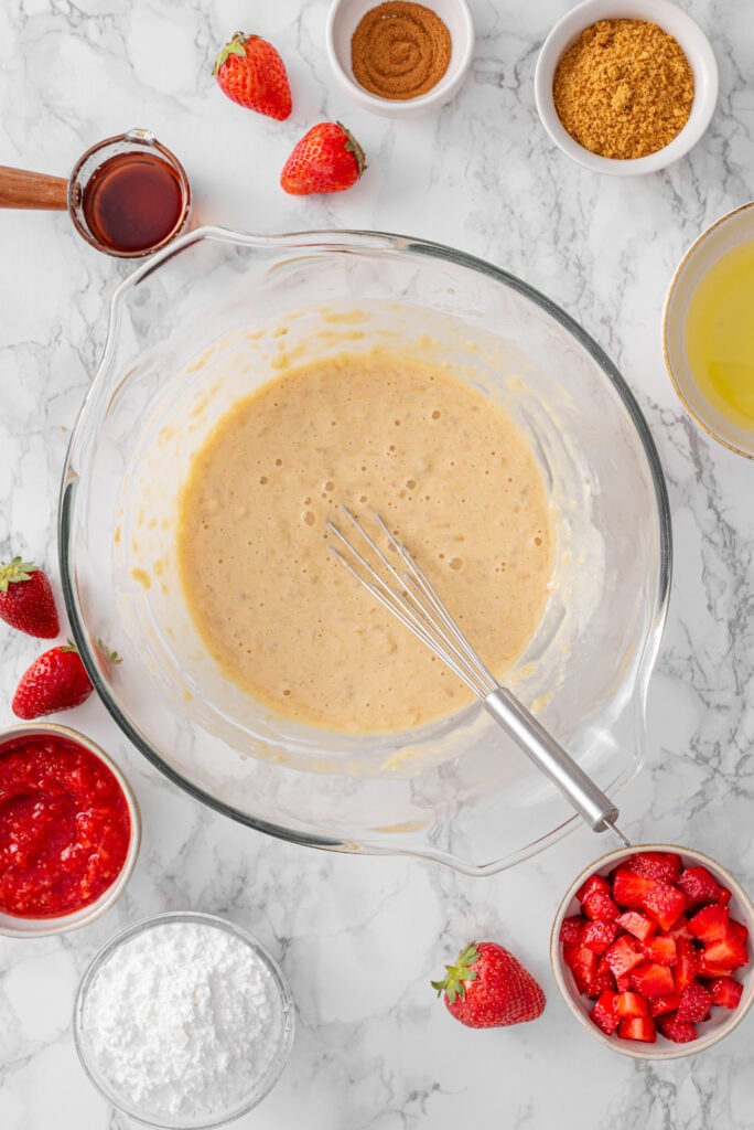Strawberry Shortcake Banana Bread