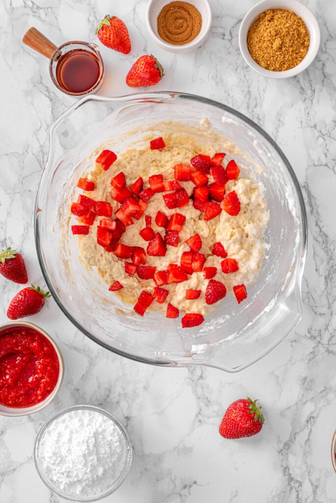Strawberry Shortcake Banana Bread