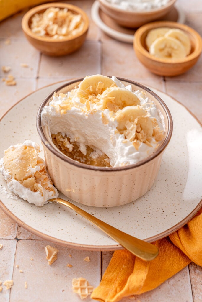 Banana Pudding Mug Cake