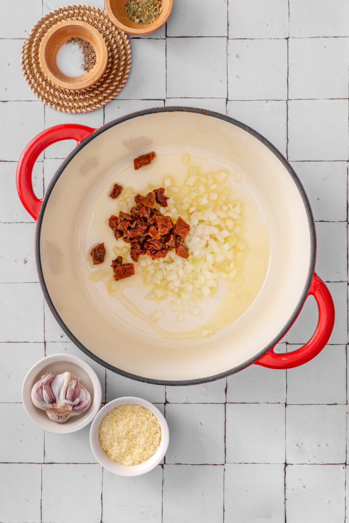 Creamy Tuscan Ravioli Soup