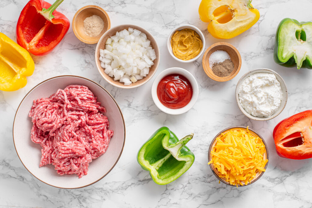 Cheeseburger Stuffed Peppers