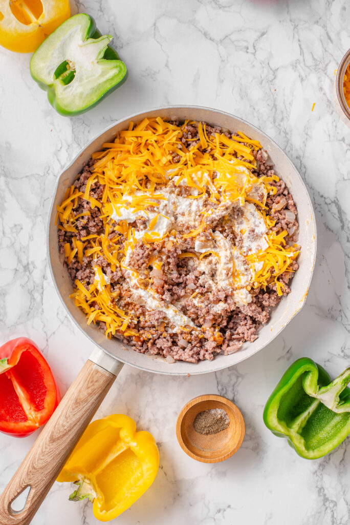 Cheeseburger Stuffed Peppers
