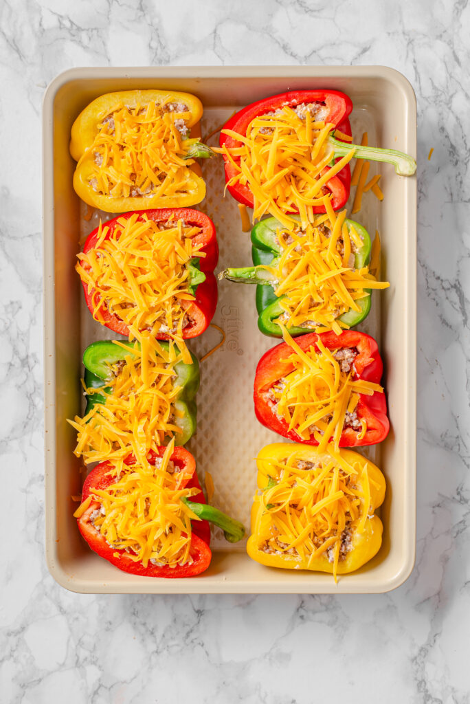 Cheeseburger Stuffed Peppers