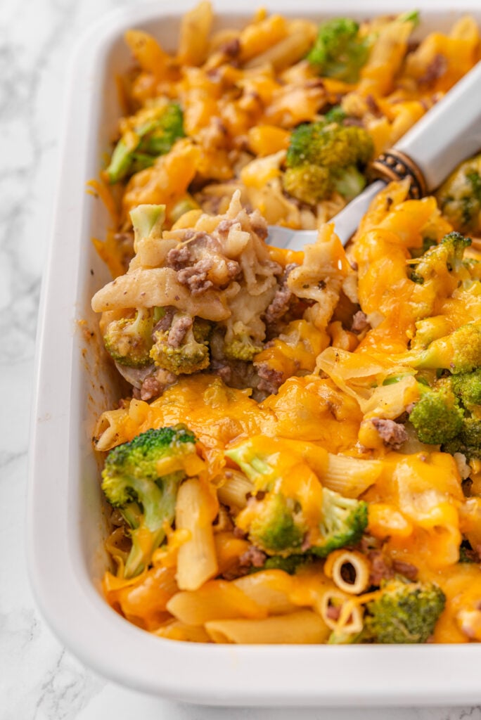 Beef and Broccoli Pasta Bake