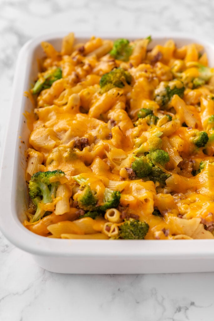 Beef and Broccoli Pasta Bake