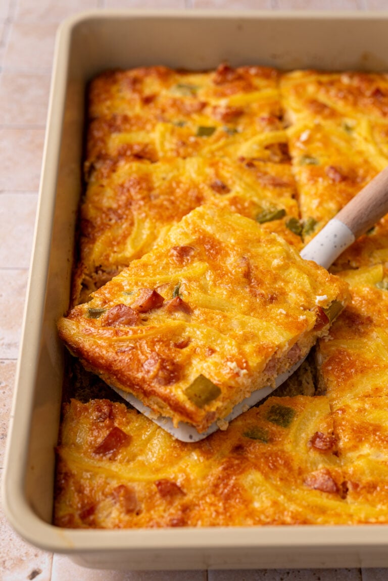 Maple Sausage Egg Bake